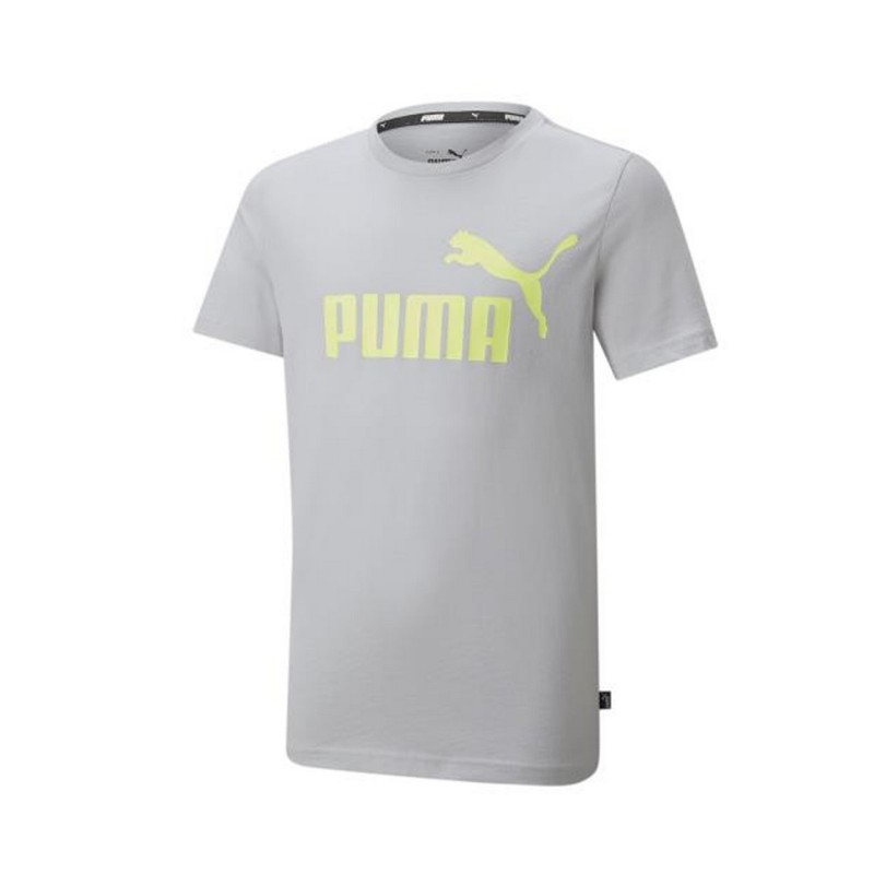 Puma T-shirt Maglia Bimbo Bambino Ragazzo Mezza Manica corta Sportiva Ginnastica Cotone Estate