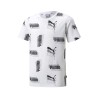 Puma T-shirt Maglia Bimbo Bambino Ragazzo Mezza Manica corta Sportiva Ginnastica Cotone Estate