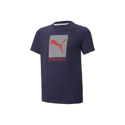 Puma Active Sports G T-Shiert Junior Ragazzo Bambino Mezza manica Corta Maglia Girocollo