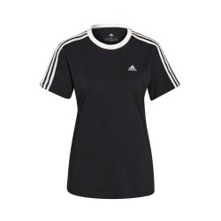 Adidas T-Shirts Donna Ragazza Sportiva Ginnastica Running Mezzamanica Maglia Cotone