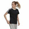 Adidas T-Shirts Donna Ragazza Sportiva Ginnastica Running Mezzamanica Maglia Cotone