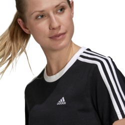 Adidas T-Shirts Donna Ragazza Sportiva Ginnastica Running Mezzamanica Maglia Cotone