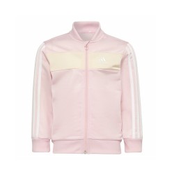 Adidas Tuta Zip Intera Bimba Ragazza Acetata Sportiva Palestra Ginnastica Running Corsa