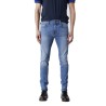 Gas Jeans Sax Zip Rev Uomo Ragazzo Pantalone Denim