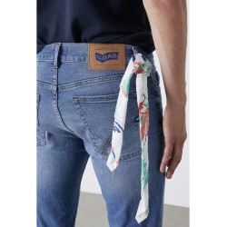 Gas Jeans Sax Zip Rev Uomo Ragazzo Pantalone Denim