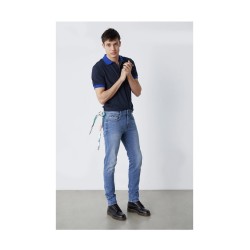 Gas Jeans Sax Zip Rev Uomo Ragazzo Pantalone Denim