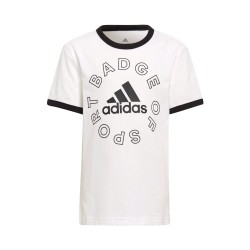 Adidas Logo Set Completino Cotone Bimbo Ragazzo Mezza Manica Corta Sportivo Ginnastica Estate