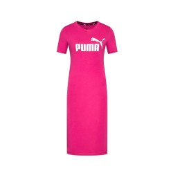 Puma Ess Slim Tee Dress Vestitino Donna Ragazza Girocollo Mezza Manica Corta