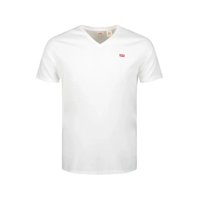 Levi's T-Shirt Scollo V Original Housemark Uomo Ragazzo Mezza Manica Corta