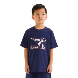 Diadora T- Shirt Junior Riddle Ragazzo Bambino Bimbo Mezza Manica