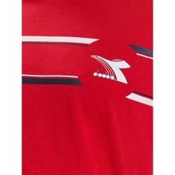 Diadora T-Shirt Uomo Ragazzo Maglietta Girocollo Mezza Manica Corta Logo Sportiva Cotone