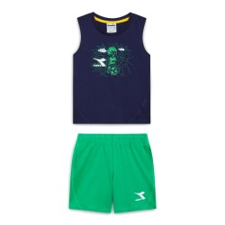 DIADORA SET SL RIDDLE COMPLETINO JUNIOR BAMBINO BIMBO CANOTTA