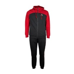 Diadora Traksuit Core Tuta Completa Felpa Cappuccio Uomo Ragazzo Sportiva Ginnastica Cotone Zip Intera