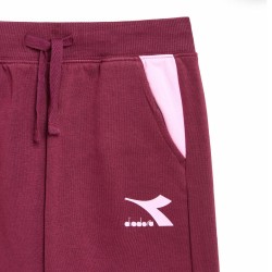 Diadora Tracksuit Tuta Completa Zip Intera Cappuccio Felpa Cotone Bimba Ragazza Sportiva Ginnastica