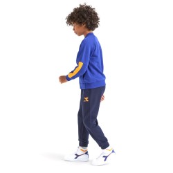 Diadora Tracksuit Tuta Completa Zip Intera Felpa Cotone Bimbo Ragazzo Sportiva Ginnastica