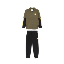 Diadora Tracksuit Tuta Completa Zip Intera Felpa Cotone Bimbo Ragazzo Sportiva Ginnastica