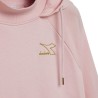 Diadora Hoodie Flounce Felpa Cappuccio Donna Ragazza Sportiva Cotone Ginnastica