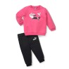 Puma Tuta Completa Bimba Bambina Felpa Girocollo Sportiva Ginnastica Cotone