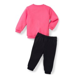 Puma Tuta Completa Bimba Bambina Felpa Girocollo Sportiva Ginnastica Cotone