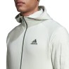 Adidas Felpa Cappuccio Zip Intera Uomo Ragazzo Sportiva Ginnastica Cotone