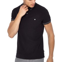 Wrangler Polo Maglia Tre Bottoni Uomo Ragazzo Cotone Mezza Manica corta