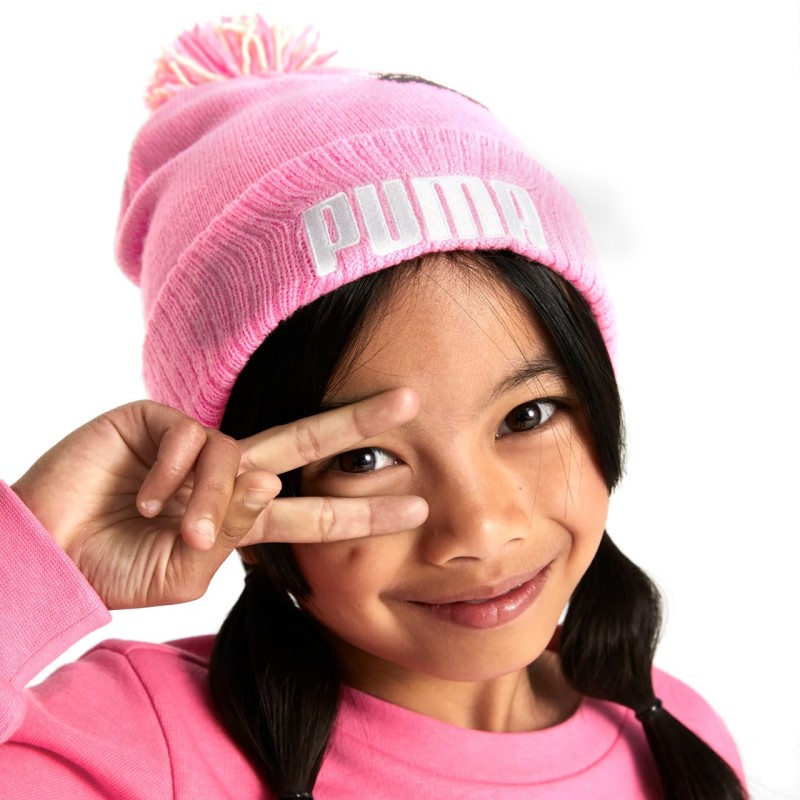 Puma Small World Pom Beanie Cappello Bimba Bambina Ragazza Sportivo