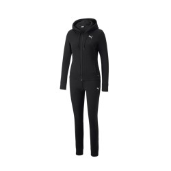 Puma Tuta Completa Donna Ragazza Felpa Sportiva Ginnastica Cotone Zip Intera Cappuccio