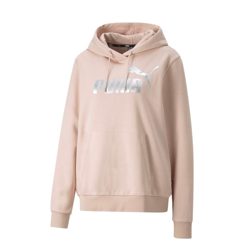 Puma Felpa Donna Ragazza Sportiva Ginnastica Cappuccio Cotone