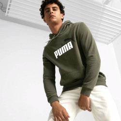 Puma Felpa Uomo Ragazzo Sportiva Ginnastica Cappuccio Cotone