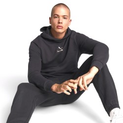 Puma Felpa Uomo Ragazzo Sportiva Ginnastica Cappuccio Cotone