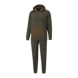 Puma Tuta Completa Uomo Ragazzo Felpa Sportiva Ginnastica Cotone Cappuccio