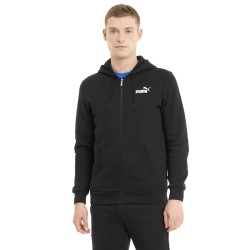 Puma Felpa Zip Intera Uomo Ragazzo Sportiva Ginnastica Cappuccio Cotone