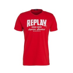 Replay T-Shirt Uomo Ragazzo Mezza Manica Corta Maglia Girocollo