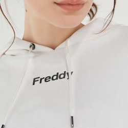 FREDDY Felpa Cappuccio Donna Ragazza Sportiva Ginnastica Corsa