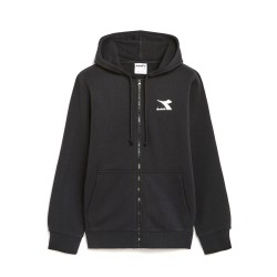 Diadora Hoodie Core Felpa Cappuccio Zip Intera Uomo Sportiva Cotone Ginnastica