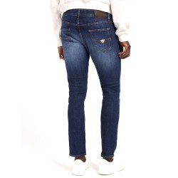 Guess Jeans Reborn Denim Skinny Uomo Ragazzo Denim Pantalone