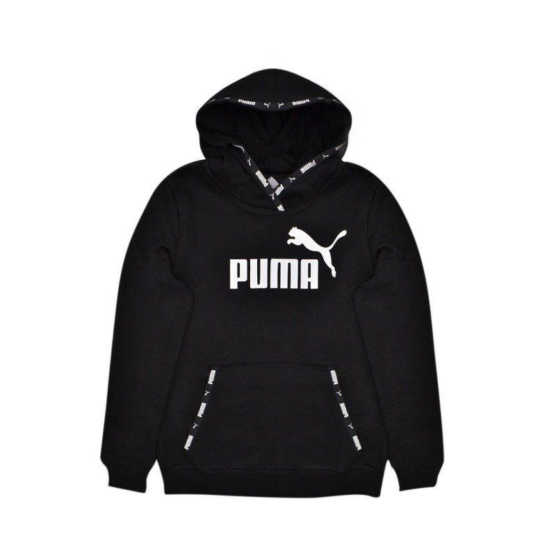 Puma Felpa Donna Ragazza Sportiva Ginnastica Cappuccio Cotone