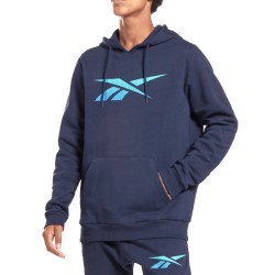 Reebok Felpa Cappuccio Uomo Ragazzo Sportiva Cotone Ginnastica Running