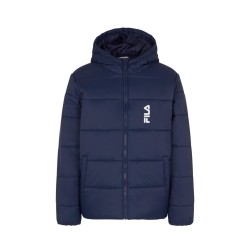 FILA Teens Boys Buniel Giubbotto Giubbino Zip Intera Cappuccio Ginnastica Sportiva