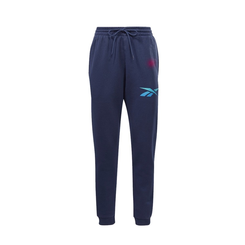 Reebok Pantalone Tuta Felpa Uomo Ragazzo Sportiva Cotone Ginnastica Running Corsa