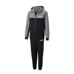 Puma Tuta Completa Bimbo Bambino Ragazzo Felpa Sportiva Ginnastica Cotone Zip Intera Cappuccio