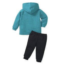 Puma Tuta Completa Bimbo Bambino Felpa Sportiva Ginnastica Cotone Zip Intera Cappuccio