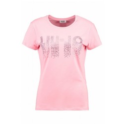 Lui-Jo T-Shirt Donna Ragazza Girocollo Mezza Manica Corta