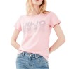 Lui-Jo T-Shirt Donna Ragazza Girocollo Mezza Manica Corta