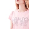 Lui-Jo T-Shirt Donna Ragazza Girocollo Mezza Manica Corta