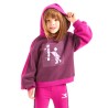 Diadora Hoodie Sweat Glee Felpa Cappuccio Bimba Ragazza Sportiva Ginnastica Cotone