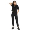 Puma Pantalone Tuta Felpa Donna Ragazza Cotone Sportiva Ginnastica Running Corsa Palestra