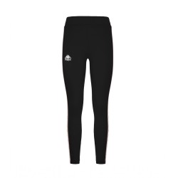 Kappa Banda Aneno Pantalone Leggings Donna Ragazza Sportivo Cotone Ginnastica Running Corsa