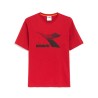 Diadora T-Shirt Uomo Ragazzo Mezza Manica Corta Sportiva Ginnastica Cotone Drift