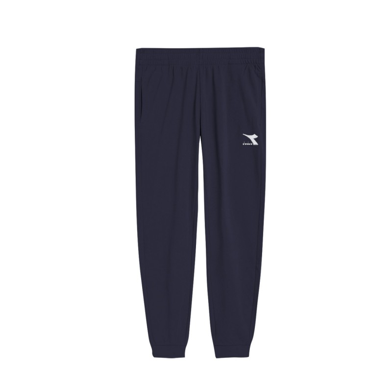 Diadora Pantalone Tuta Garzato Uomo Ragazzo Sportivo Cotone Ginnastica Corsa Running